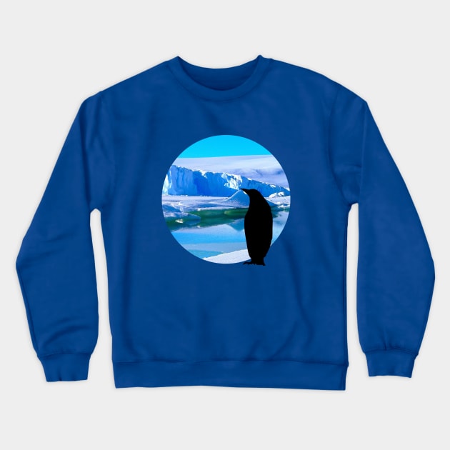 Lonely penguin Crewneck Sweatshirt by Sinmara